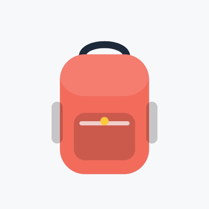 Mochila Escolar Reforçada com Compartimento para Notebook – Coral